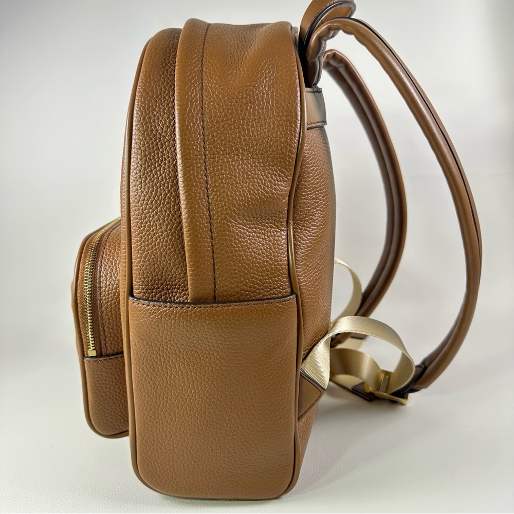 NEW Women’s MICHAEL Michael Kors Bex Medium Leather Backpack Brown - Picture 9 of 14